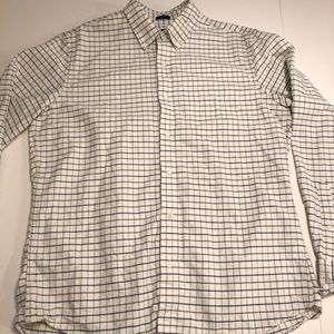 J. Crew Oxford Slim Fit button up- Size Large
